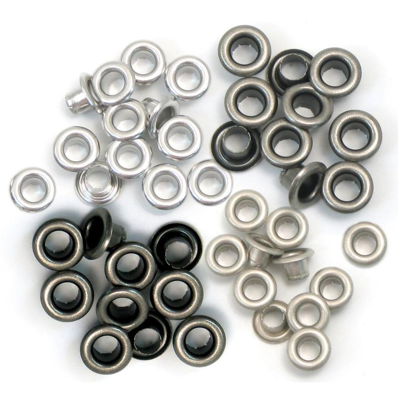 We R Eyelets Standard 60/Pkg - COOL METAL