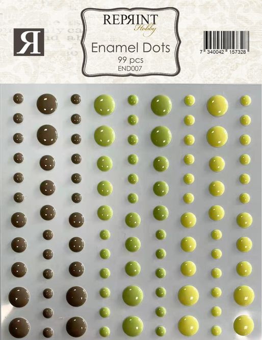 Hovedbilde Adhesive Enamel Dots Hello ...