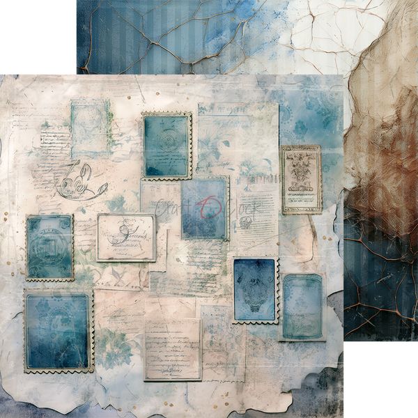 SUMMER ADVENTURES - A SET OF PAPERS 20,3X20,3CM - MIX