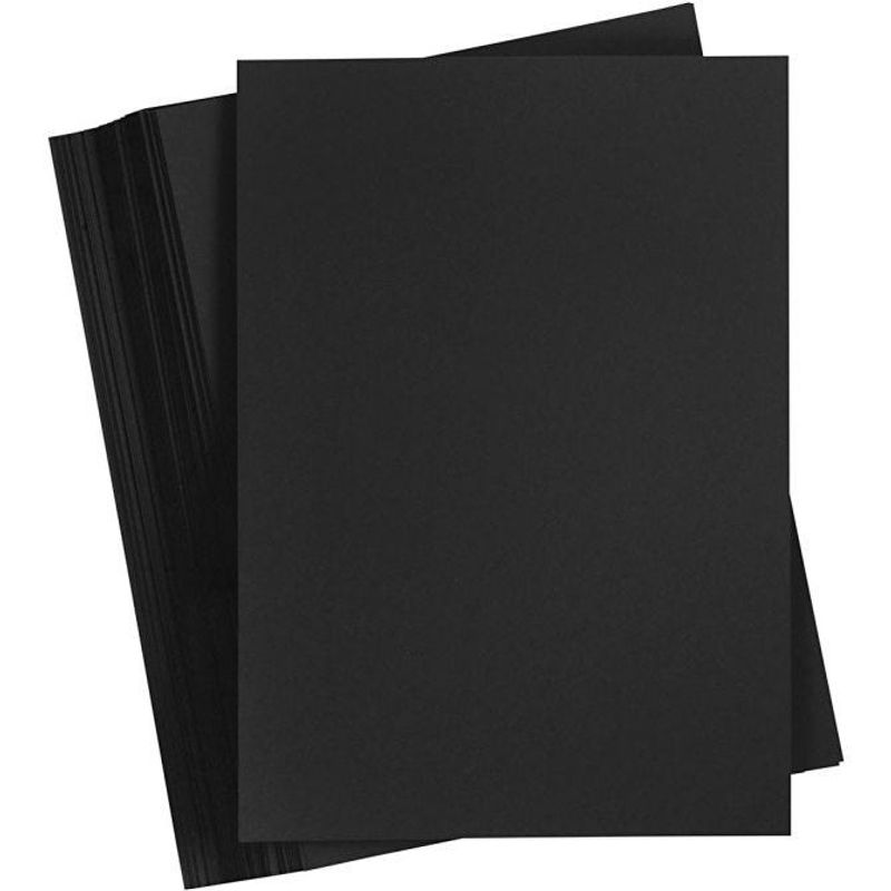 Kartong, A4 210x297 mm, 180 g, kulsort, 100ark