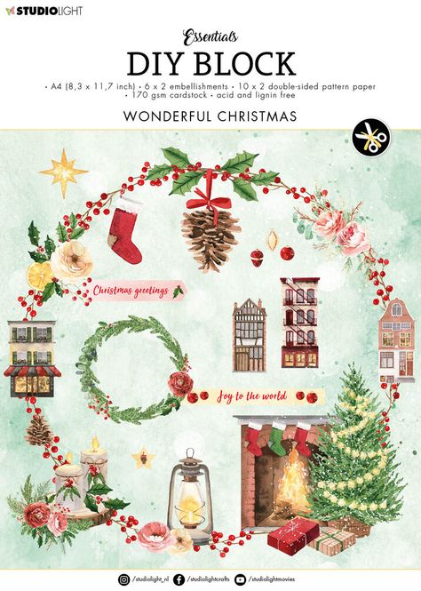 Hovedbilde Wonderful Christmas DIY Block ...