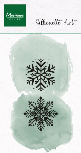 Silhouette Art Ice Crystals 