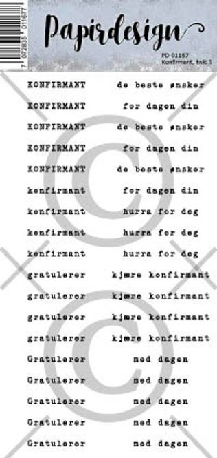 Hovedbilde KONFIRMANT, HVIT 1 