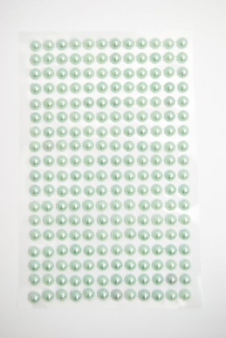 Hovedbilde Stickers perle 6mm - blå 