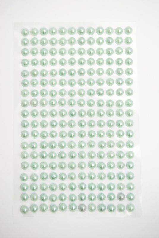 Stickers perle 6mm - blå 