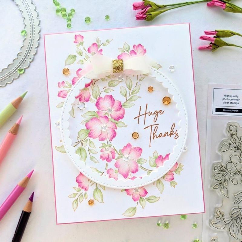 Blooming Branch stempel + dies
