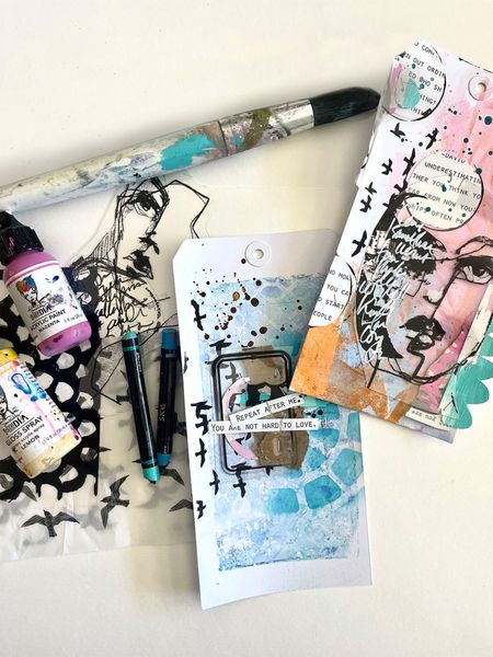 Dina Wakley MEdia Brush Round Large #24