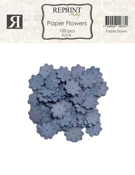 Mini Pappersblommor 20 mm 100 st Purple Dawn