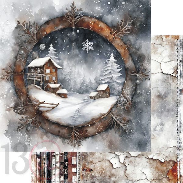 Paper pad 6"x6" GRUNGY WINTER