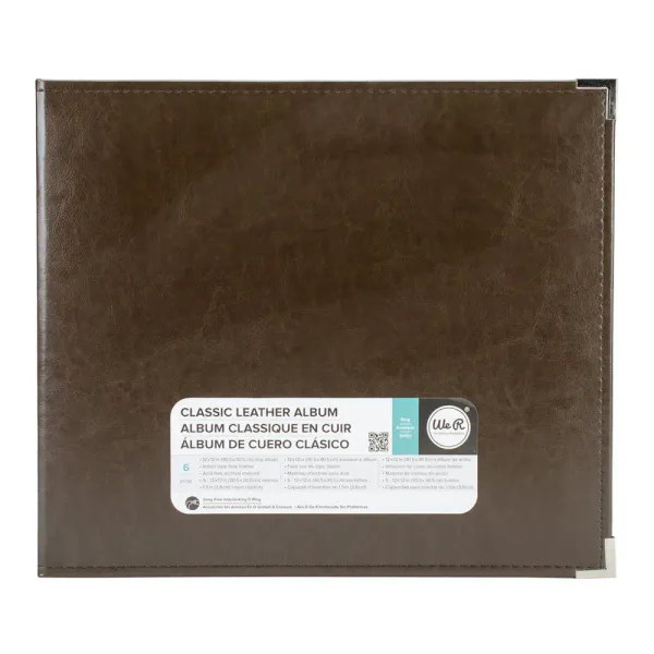Classic Leather Ring Album Dark Chocolate 30,5x30,5cm