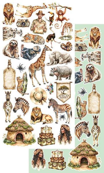 Alchemy of Art Extras to Cut Wild Advetures – 30,5&times;15 cm