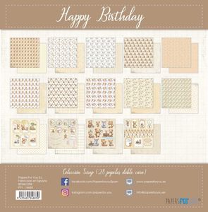 Hovedbilde Happy Birthday 8x8 Inch Scrap ...