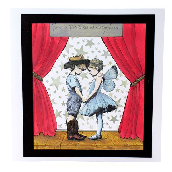  Imagination - Andy Skinner Pre Cut Rubber Stamp
