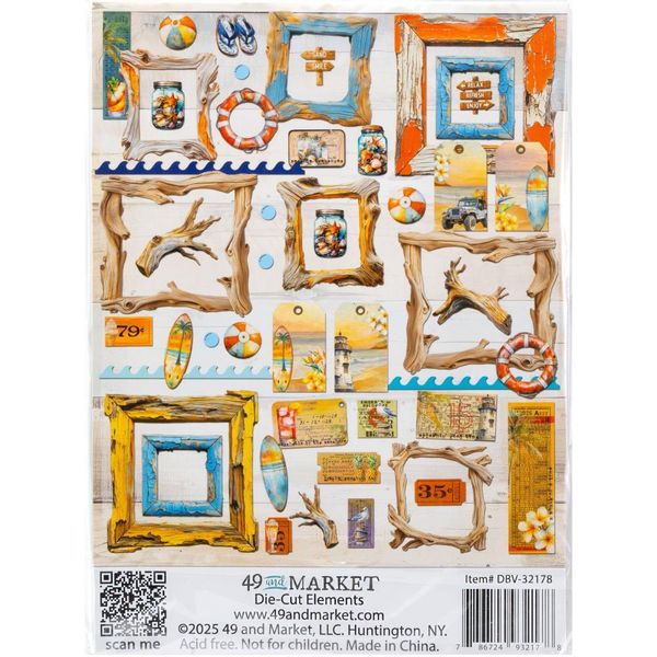 Beach Vibes - Die-Cuts Elements