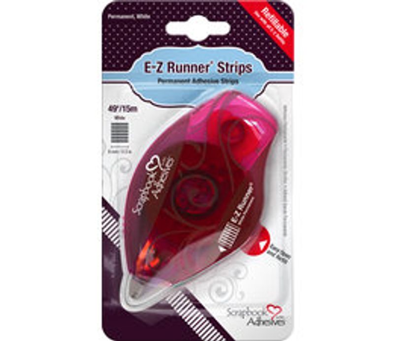 Scrapbook Adhesives E-Z Runner Permanent Strips Refillable Dispe
