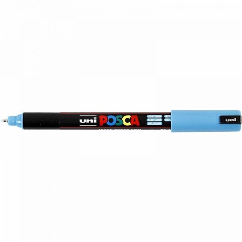 Light blue -Uni post tusj 0,7 mm, PC-1MR 