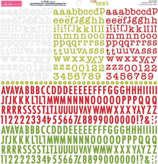 Hovedbilde Festive tiny text