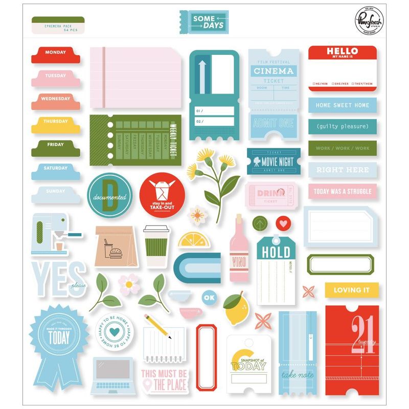 Some Days - Cardstock Die-Cuts 