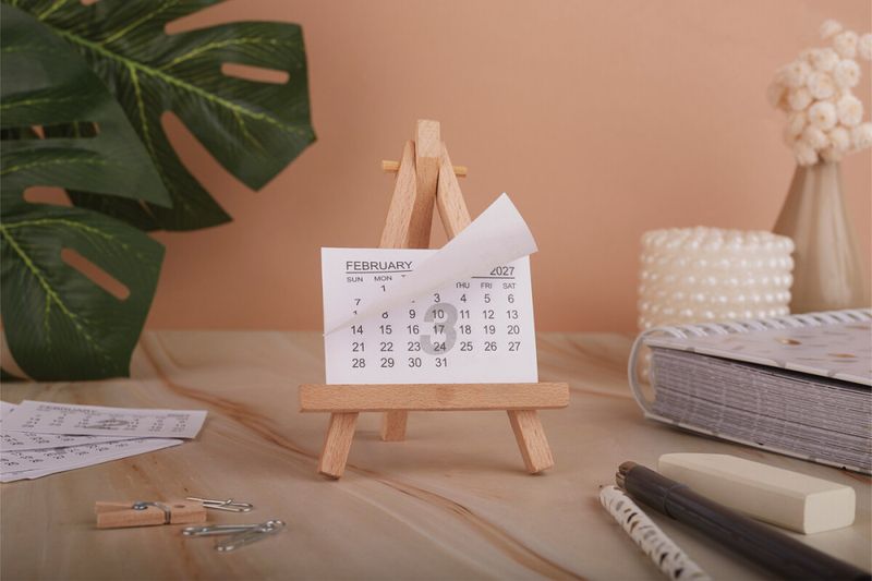 Create Christmas 2027 Calendar Tabs (10pcs)