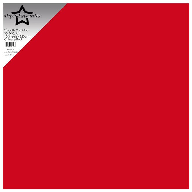 Hovedbilde Chinese Red 12x12 Inch Smooth ...