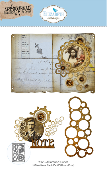 Beautifully Worn Die All Around Circles
