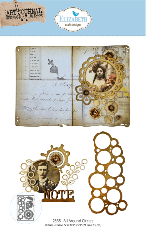Beautifully Worn Die All Around Circles