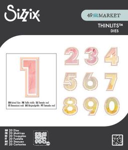 Hovedbilde Sizzix Thinlits Die Set 20PK ...