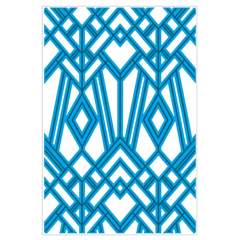 Sizzix Multi-Level Embossing Folder  - Geo Diamonds
