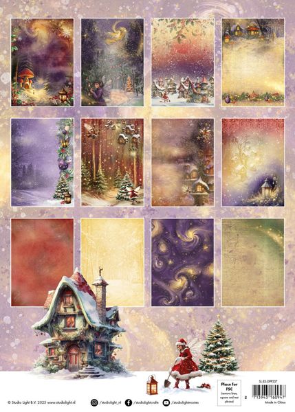Fairy Christmas A4 Christmas Designer Paper Pad 