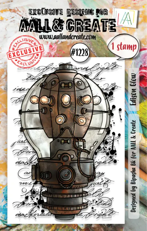 #1228 - A7 STAMP SET - EDISON GLOW 