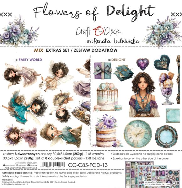 FLOWERS OF DELIGHT - EXTRAS SET - MIX