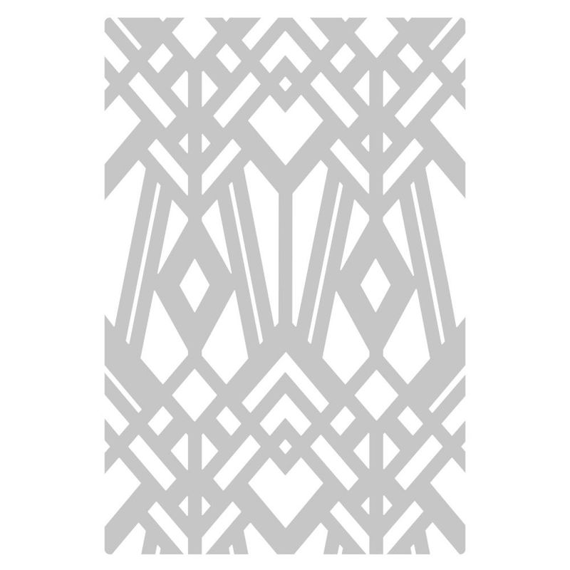 Sizzix Multi-Level Embossing Folder  - Geo Diamonds
