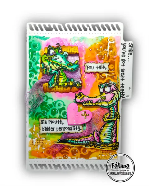 PC-260 - 6x6 (inch) Stencil - Vector Spin