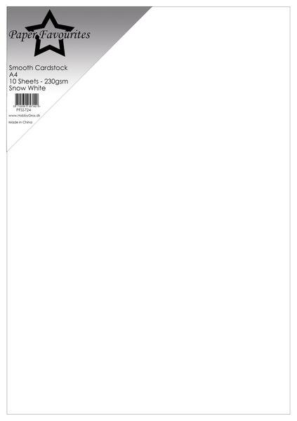 Snow White A4 Smooth Cardstock 220gsm (10pcs)