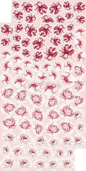 BASIC - FLOWERS - SET 08 - Pink