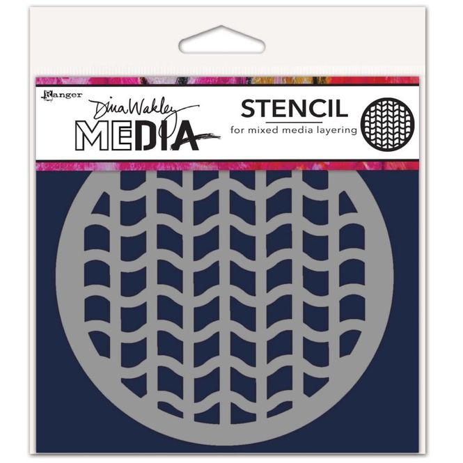 Hovedbilde Dina Wakley Media Stencils ...