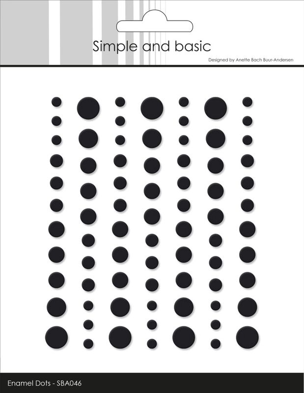 Matte Enamel Dots Black (77pcs) (SBA046)