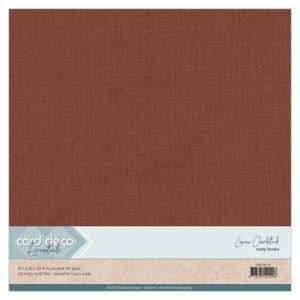 Hovedbilde Linen Cardstock - Rusty Brown ...