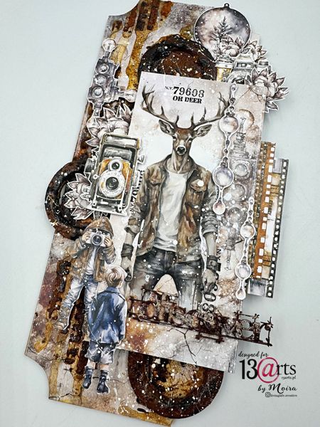 Paper pad GRUNGY WINTER 12x12"