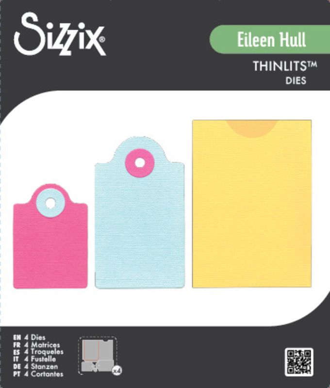 Thinlits Die Set Ephemera Pocket & Tags (4pcs) by Eileen Hull