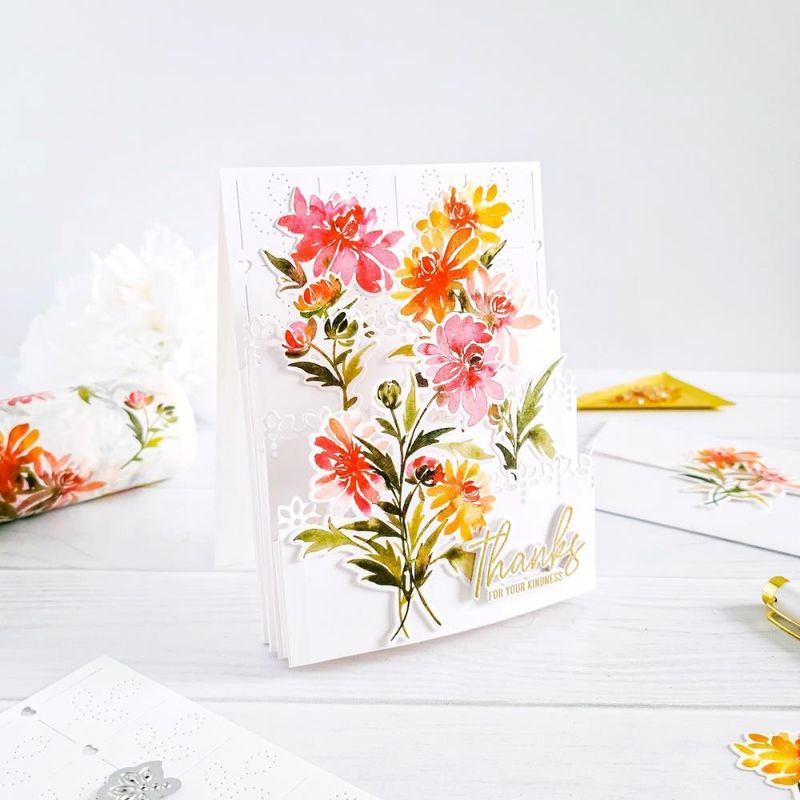 Chrysanthemum - washi tape