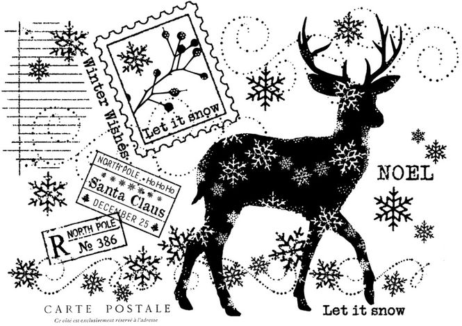 Hovedbilde Winter Reindeer Clear Stamps