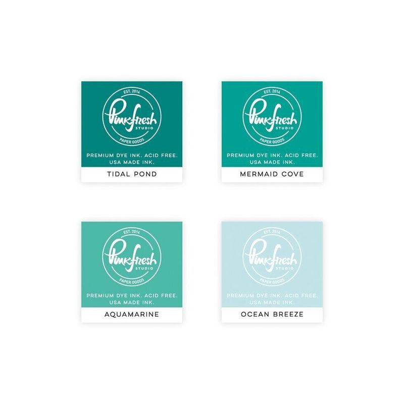 Premium dye ink cube pack : Island oasis