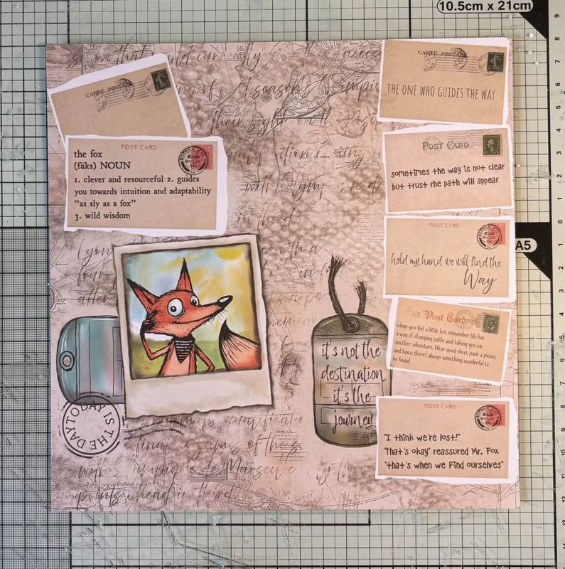 Creative Ember Designs - Art Journal - The Travellers - 20x20cm 
