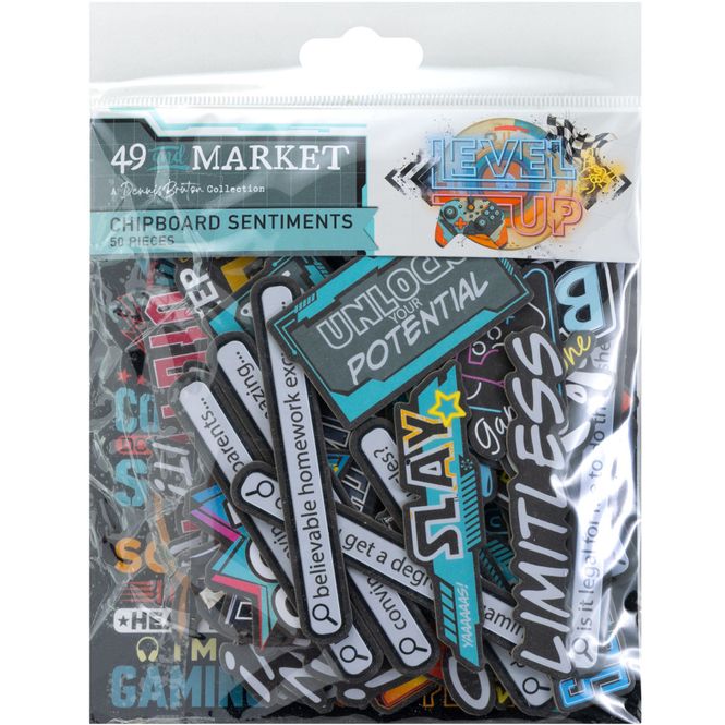 Hovedbilde Level Up Chipboard Set