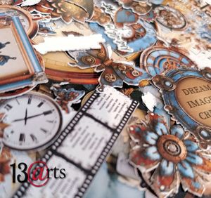 Hovedbilde VINTAGE IN BLUE Die cuts
