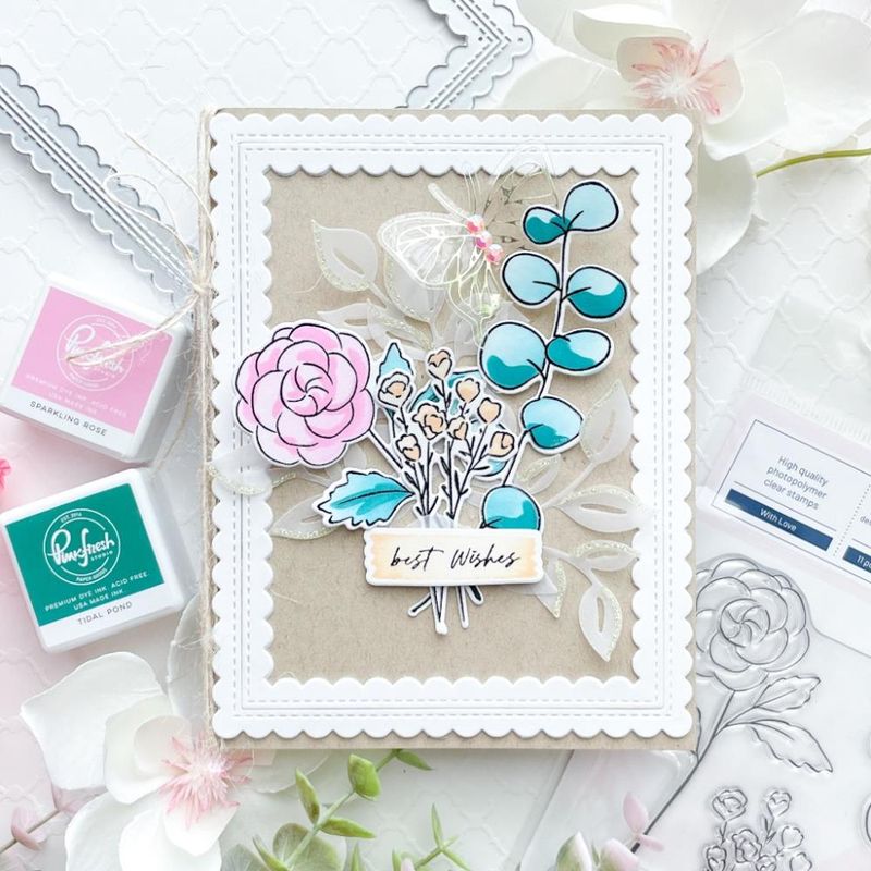 Pink Fresh  - With Love . Stempel & dies