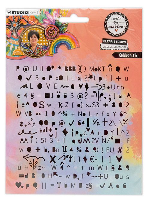 Hovedbilde  Gibberish Clear Stamps 