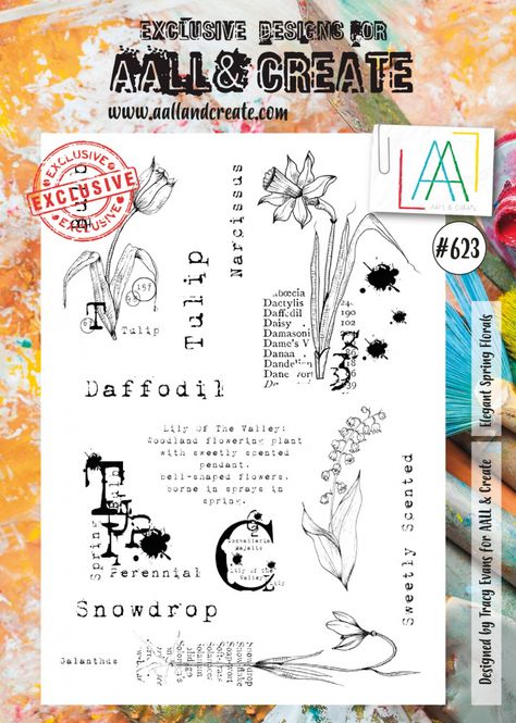 Hovedbilde #623 - A4 STAMPS - Elegant ...