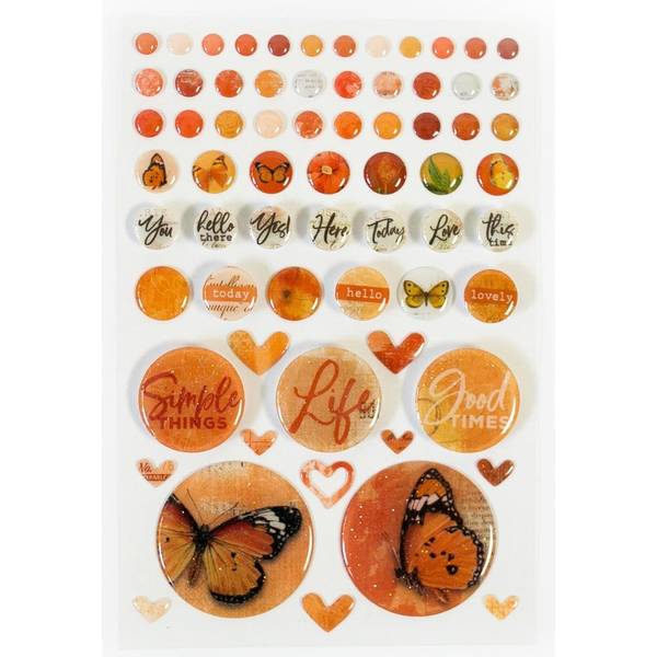 Vintage Artistry In Mango Wishing Bubbles & Baubles